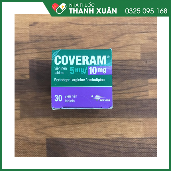 Thuốc Coveram 5mg/10mg điều trị tăng huyết áp, bệnh mạch vành